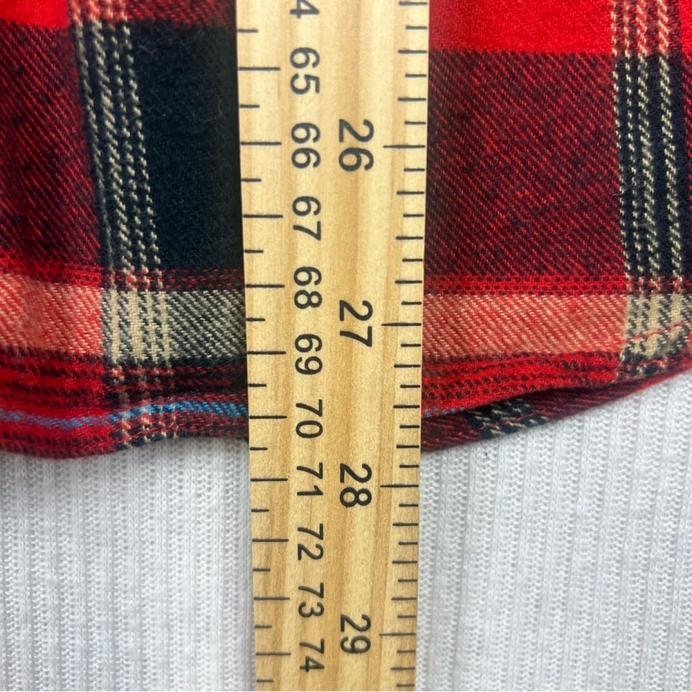 FOX Racing Flannel Shirt Men’s MEDIUM Cotton Plaid Long Sleeve Outdoor Glamper - Picture 12 of 12